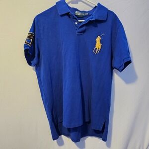 Vintage Polo Ralph Lauren Cobalt Blue Big Pony Polo – XL